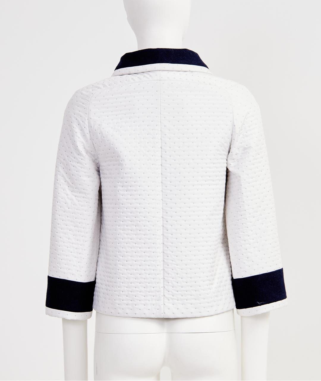 CHANEL Белая полиэстеровая куртка, фото 2