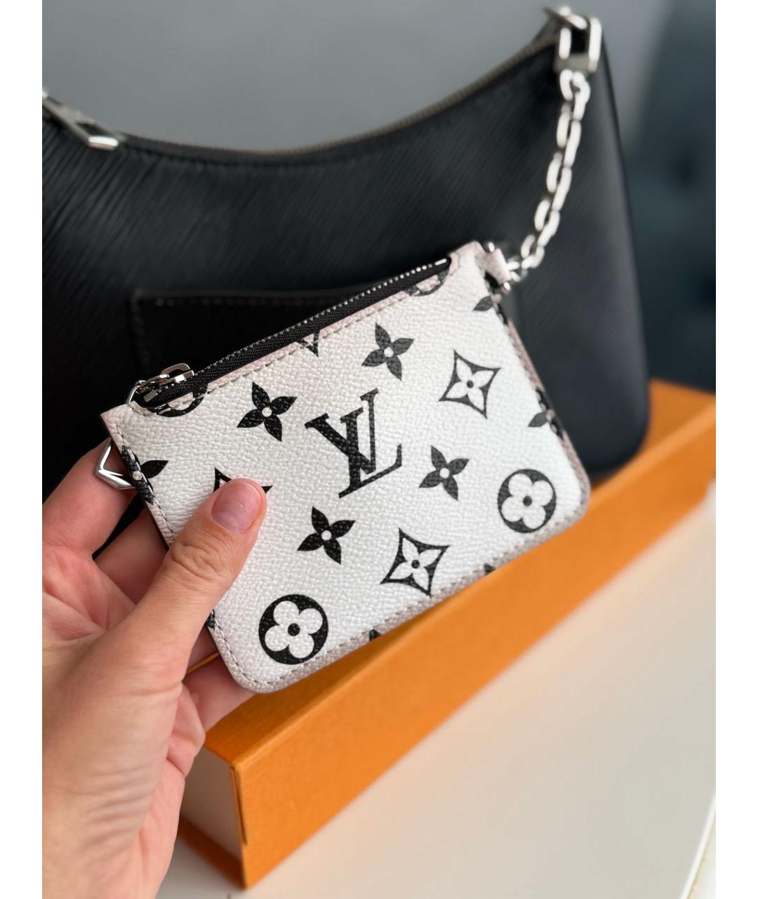 LOUIS VUITTON Черная кожаная сумка через плечо, фото 2