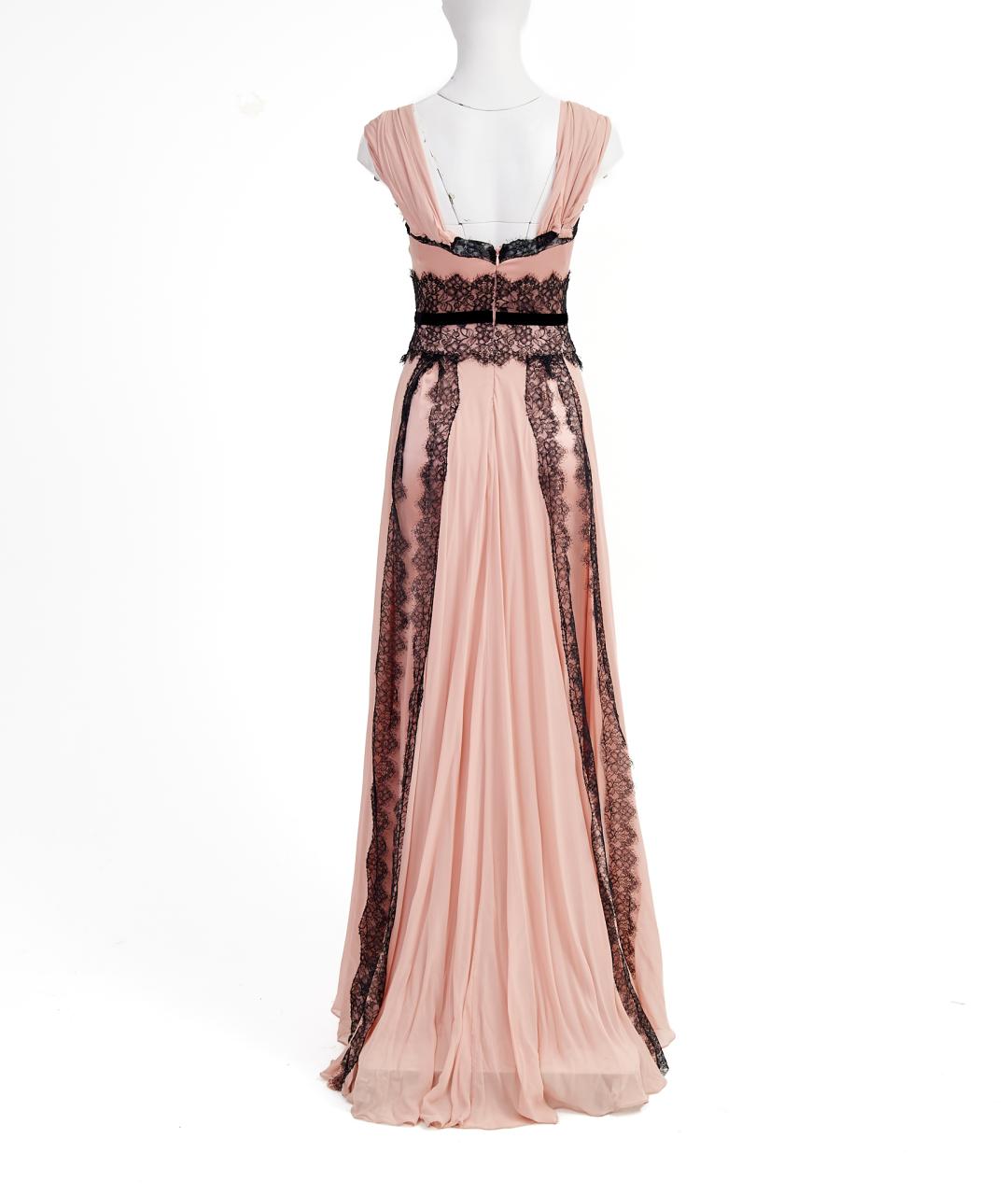 ZUHAIR MURAD Розовое шелковое вечернее платье, фото 2
