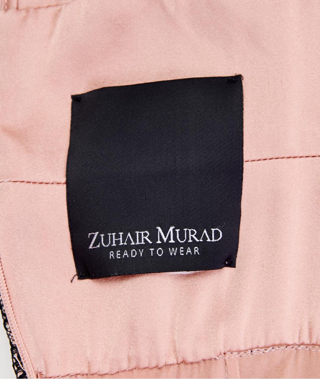 ZUHAIR MURAD Розовое шелковое вечернее платье, фото 4