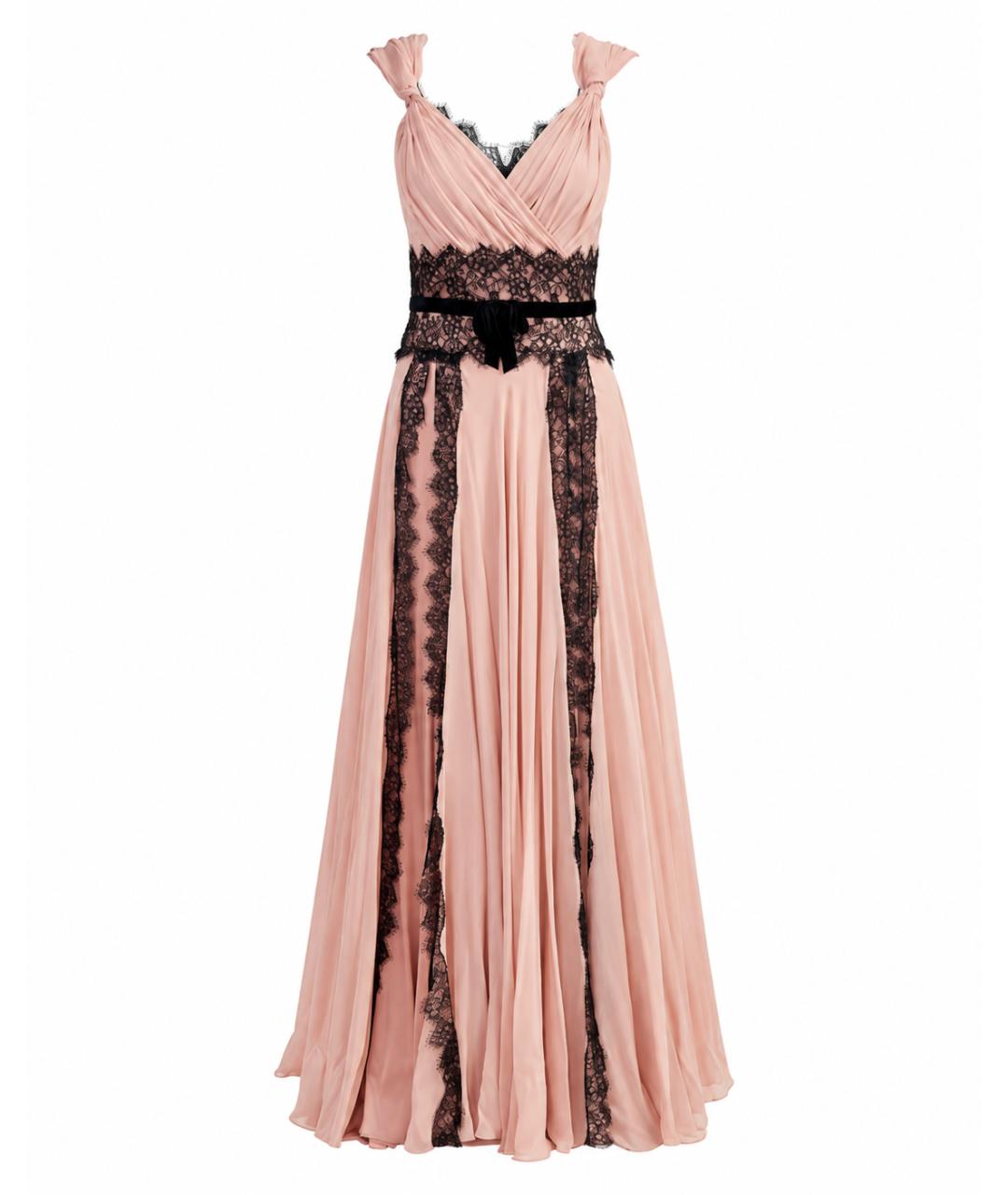 ZUHAIR MURAD Розовое шелковое вечернее платье, фото 1