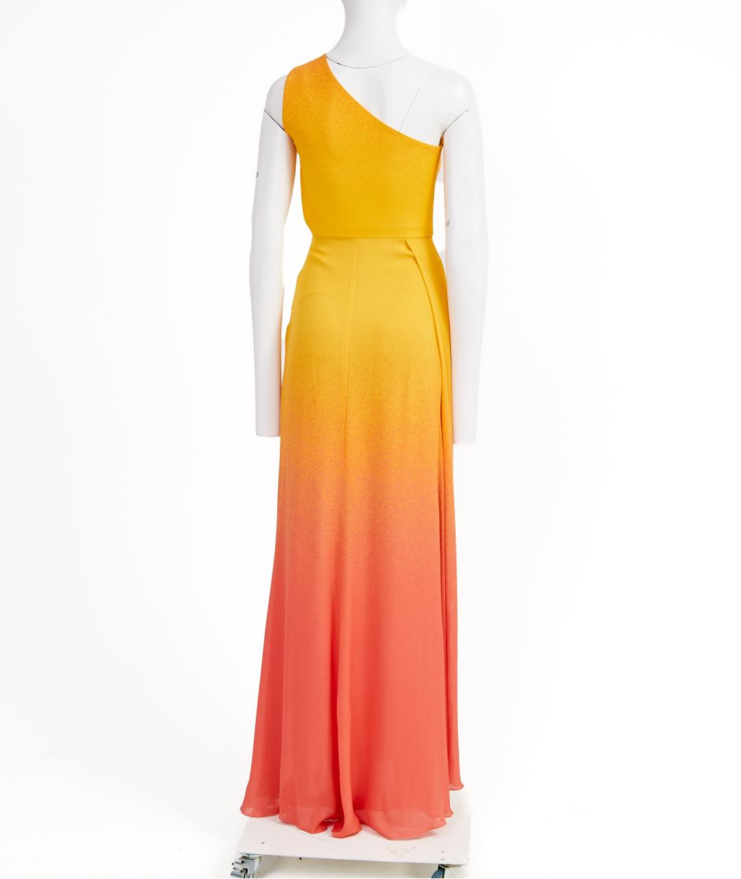 ELIE SAAB Желтое шелковое вечернее платье, фото 2