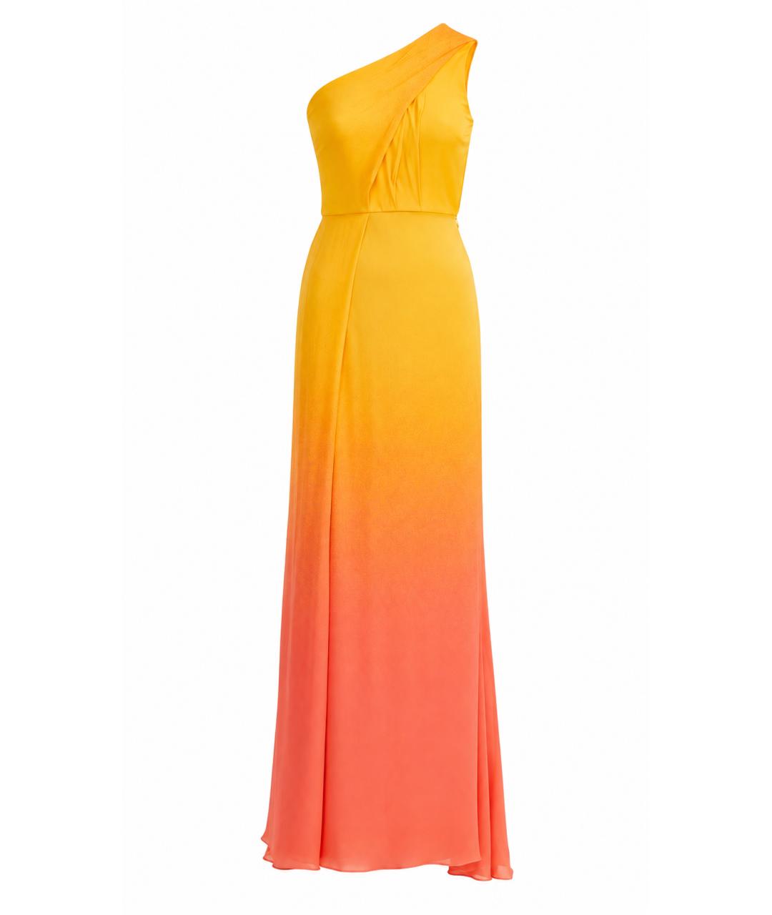 ELIE SAAB Желтое шелковое вечернее платье, фото 1