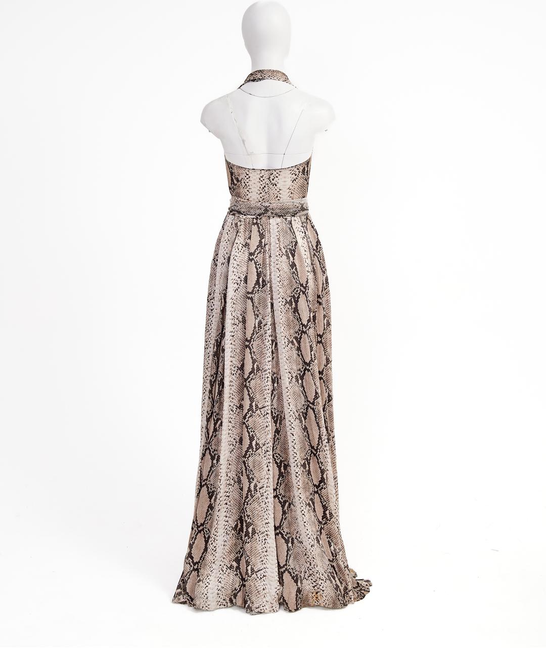 LANVIN Бежевое шелковое вечернее платье, фото 2