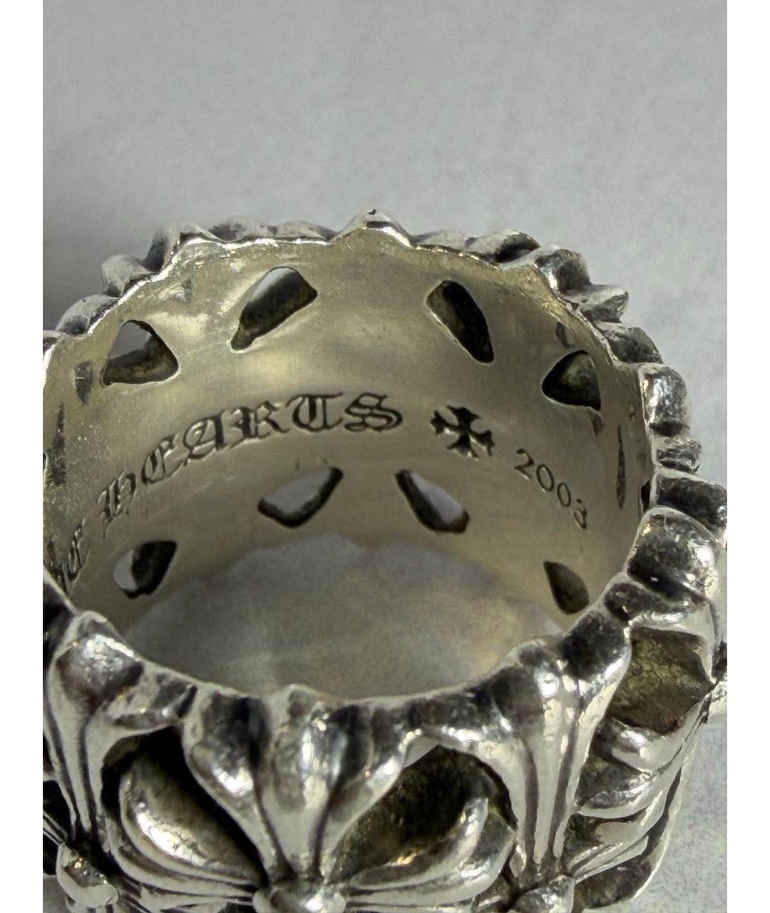 CHROME HEARTS Серебряное серебряное кольцо, фото 5