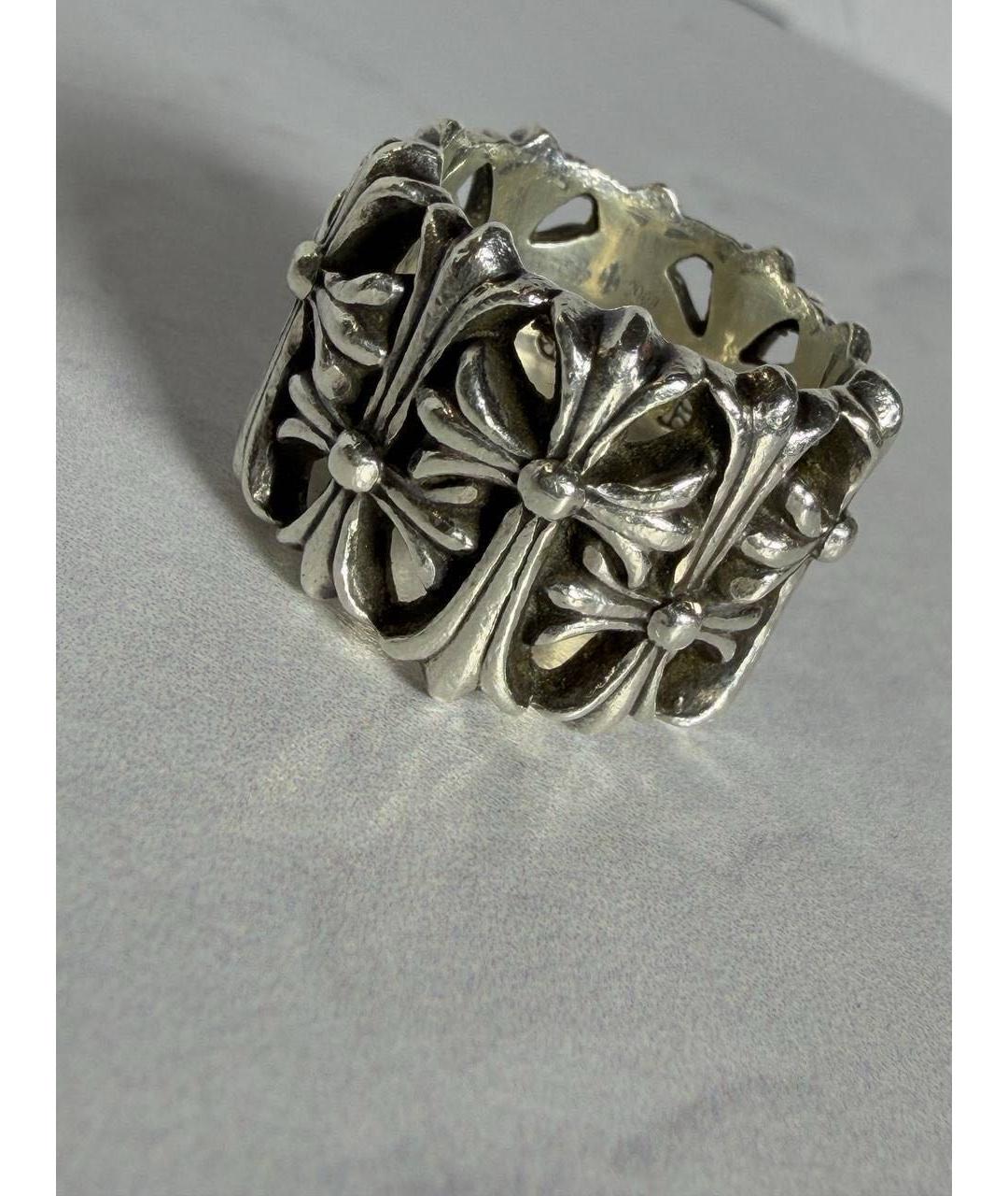 CHROME HEARTS Серебряное серебряное кольцо, фото 3