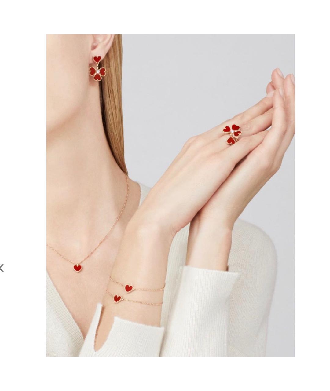 VAN CLEEF & ARPELS Красная подвеска из розового золота, фото 7