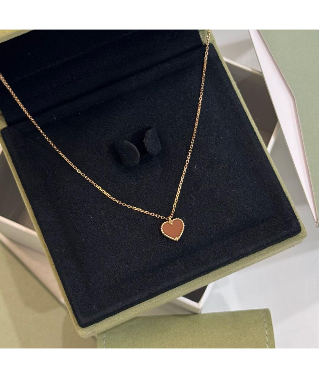 VAN CLEEF & ARPELS Красная подвеска из розового золота, фото 4