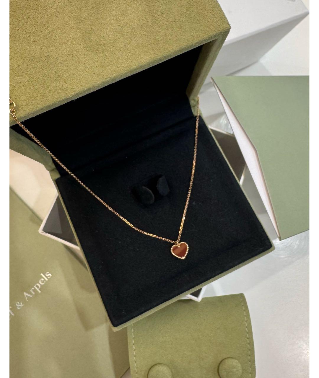VAN CLEEF & ARPELS Красная подвеска из розового золота, фото 5