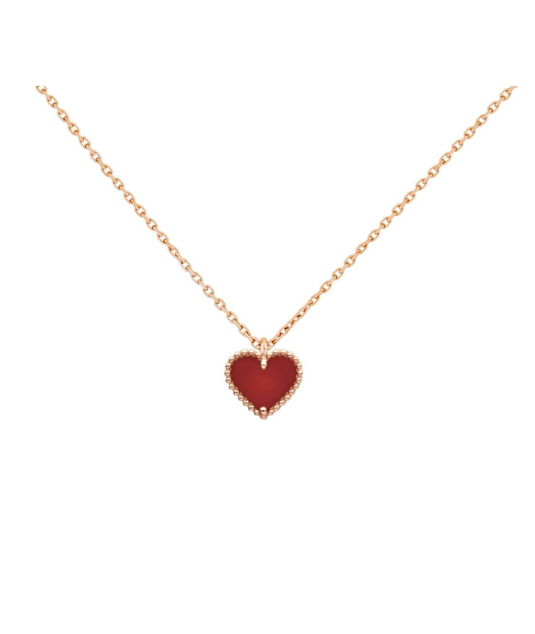 VAN CLEEF & ARPELS Красная подвеска из розового золота, фото 1
