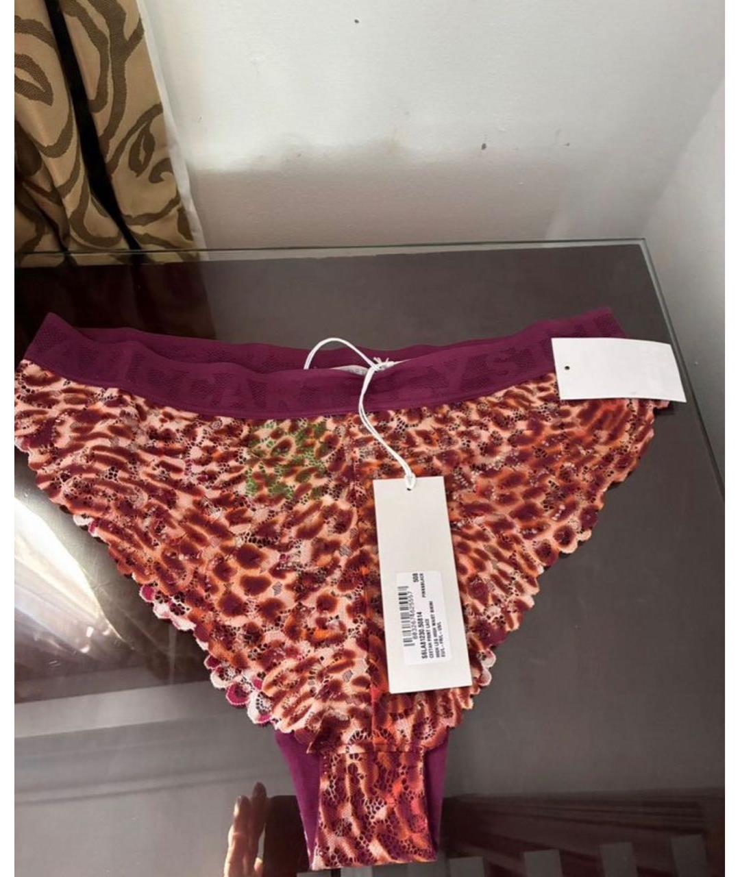 STELLA MCCARTNEY Бордовые трусы, фото 4