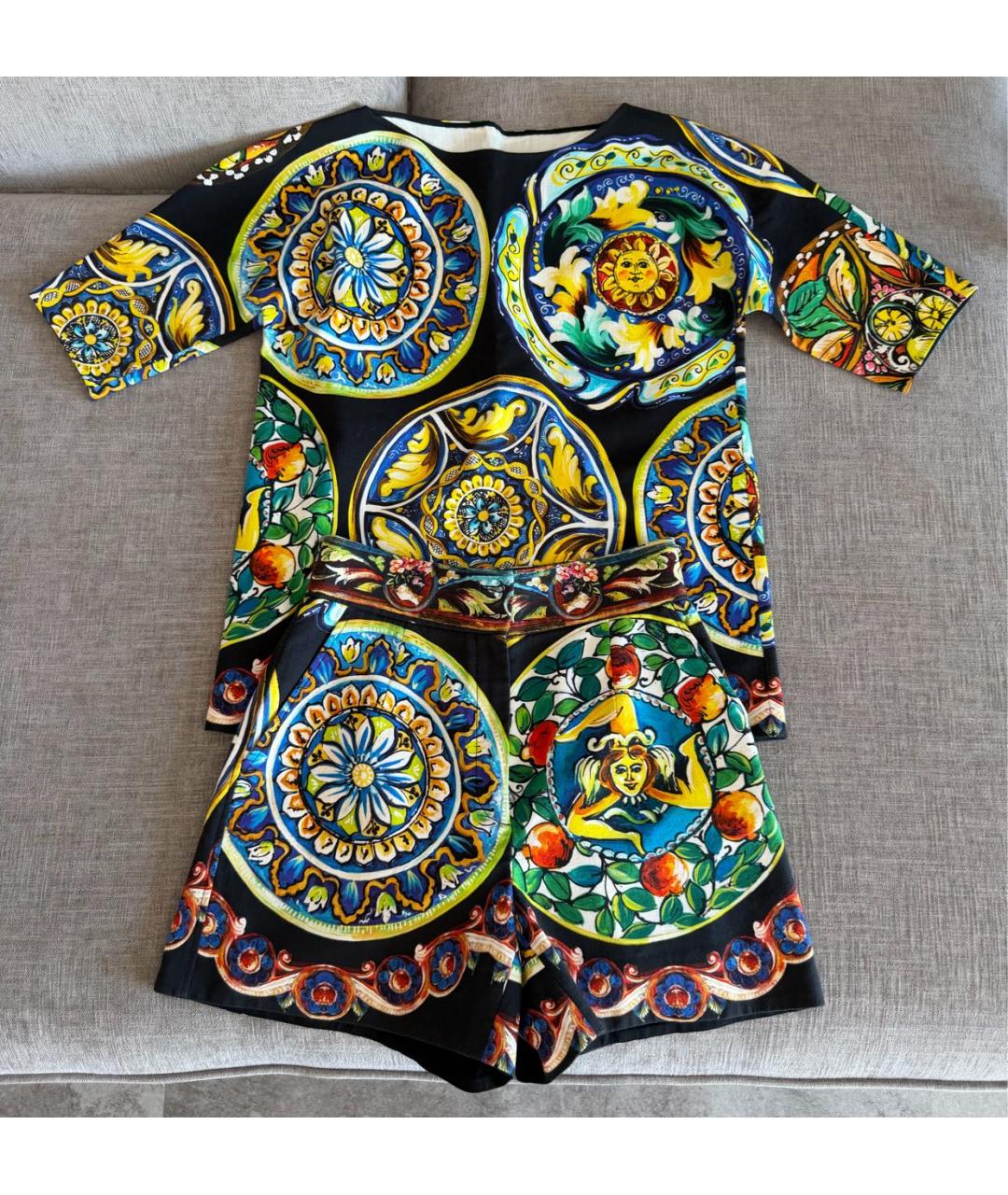 DOLCE&GABBANA Хлопковый костюм с брюками, фото 3