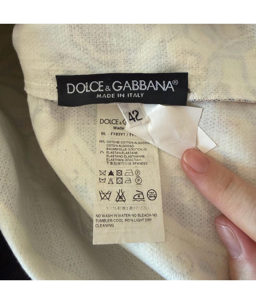 DOLCE&GABBANA Хлопковый костюм с брюками, фото 5