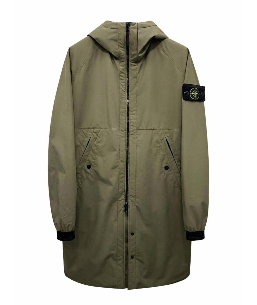 STONE ISLAND Хаки полиэстеровая парка, фото 1
