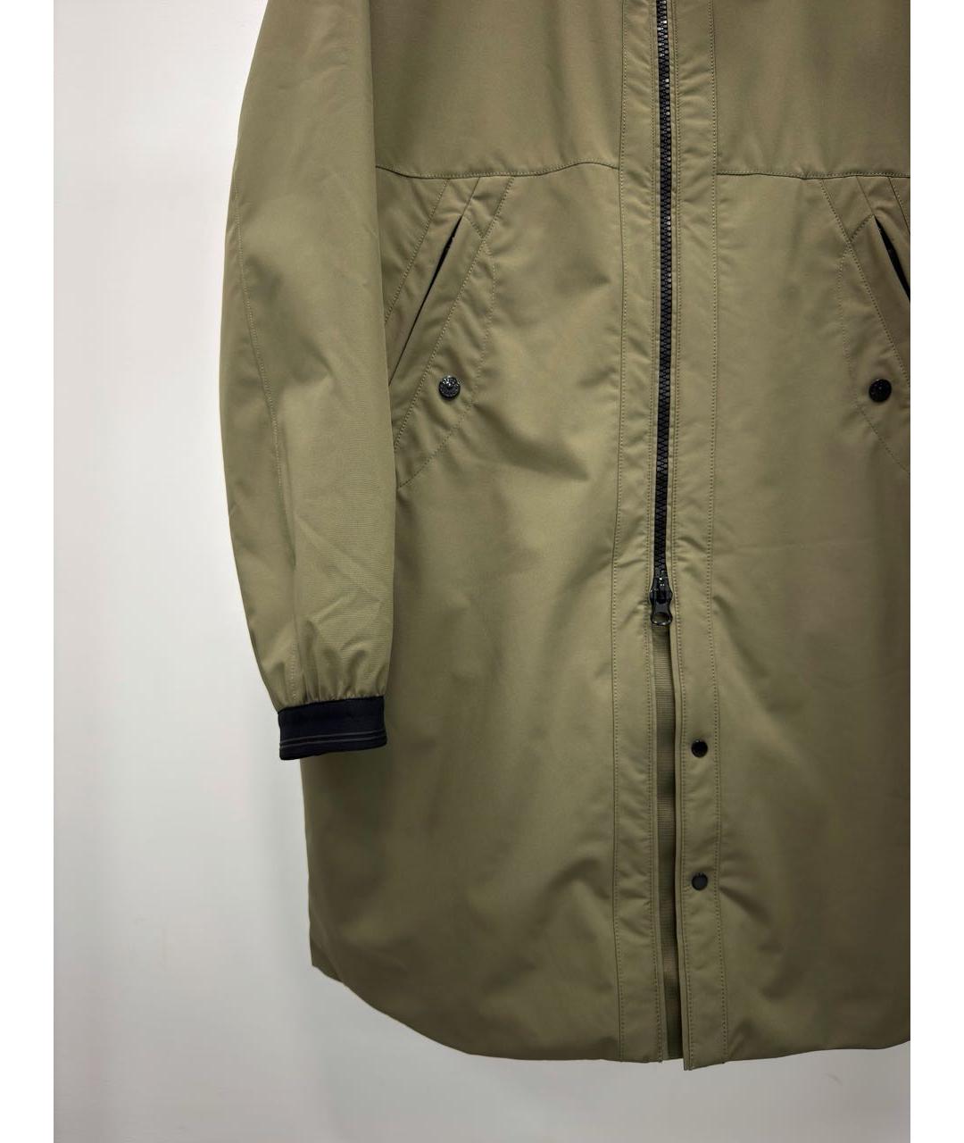 STONE ISLAND Хаки полиэстеровая парка, фото 3