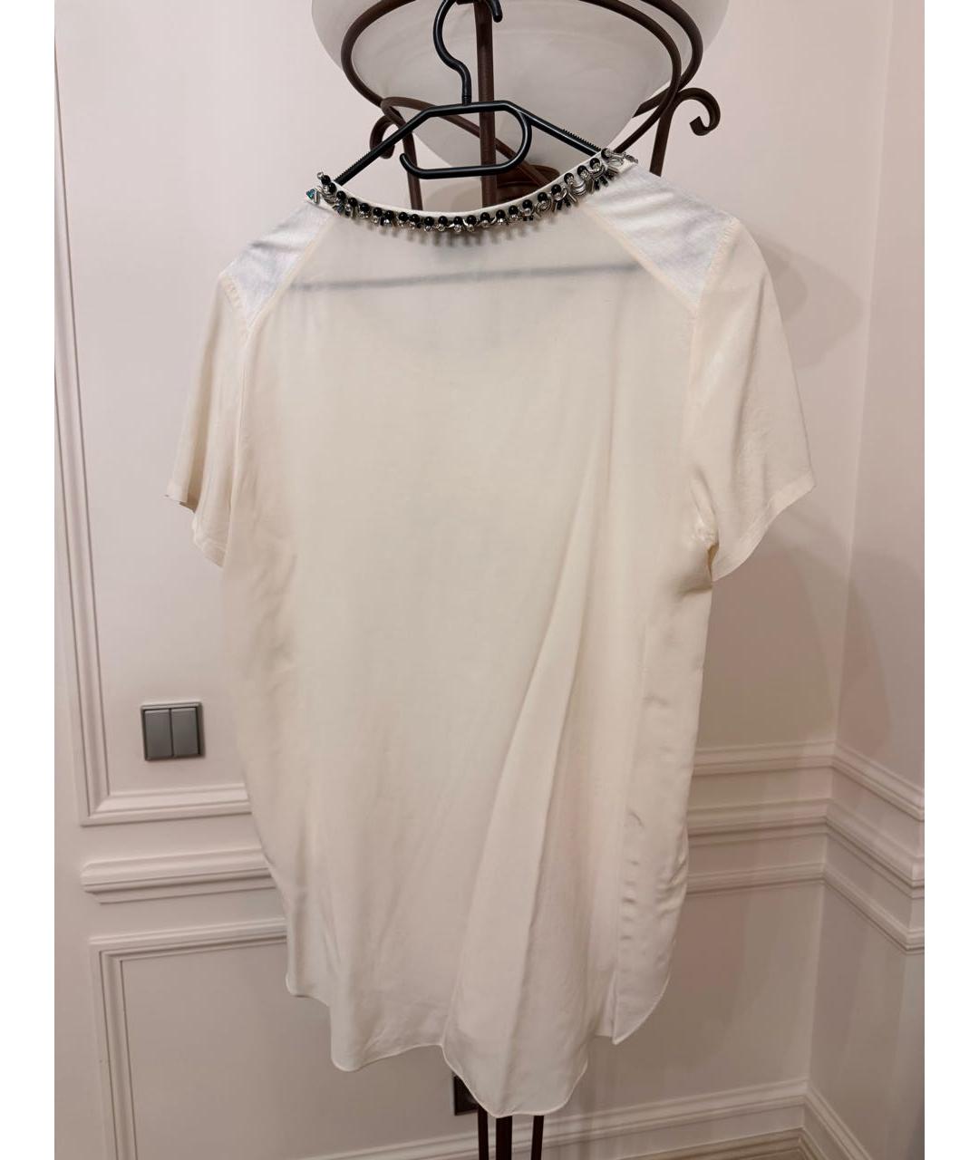 3.1 PHILLIP LIM Белая шелковая футболка, фото 2