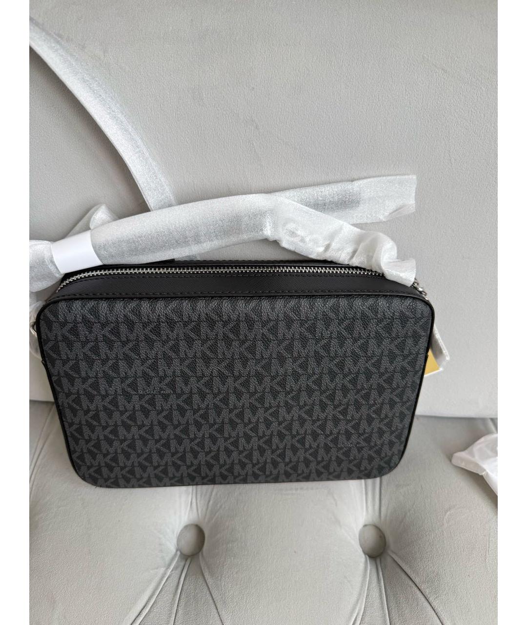 MICHAEL KORS Черная канва сумка через плечо, фото 3