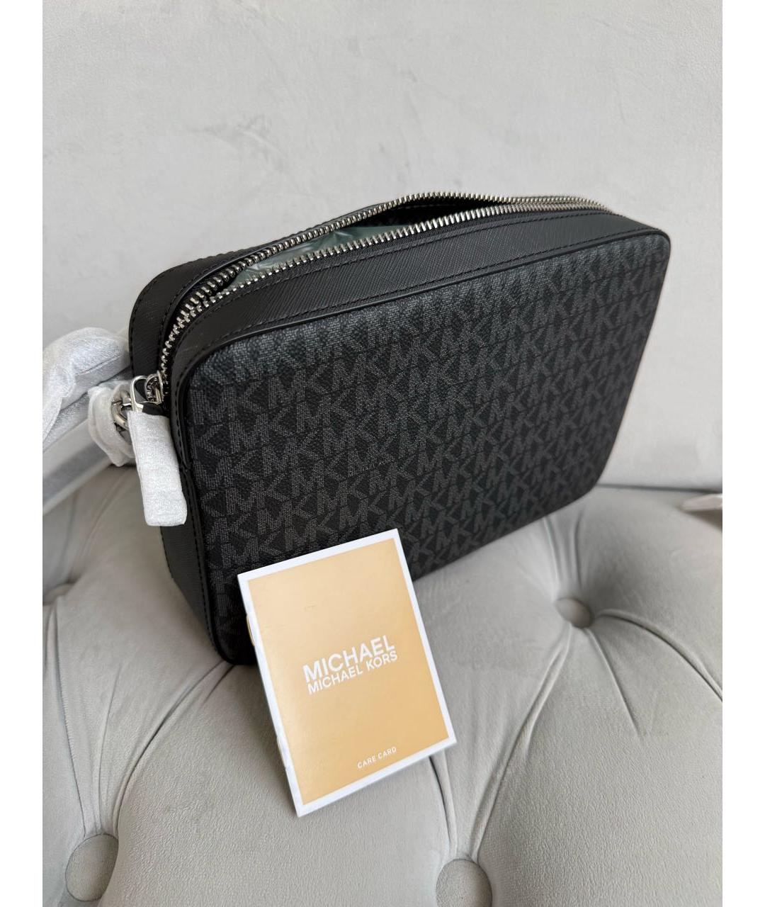 MICHAEL KORS Черная канва сумка через плечо, фото 5