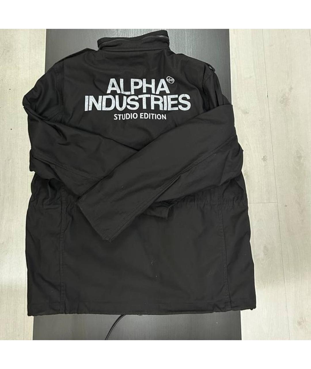 ALPHA INDUSTRIES Черная куртка, фото 2