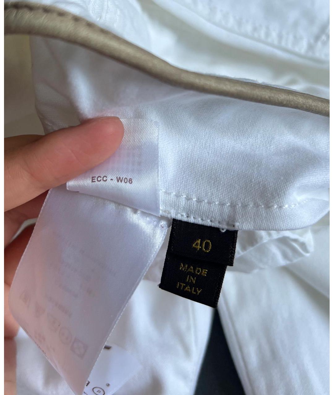 LOUIS VUITTON Белые брюки узкие, фото 8
