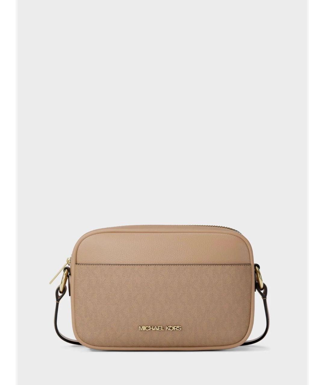MICHAEL KORS Бежевая канва сумка через плечо, фото 9