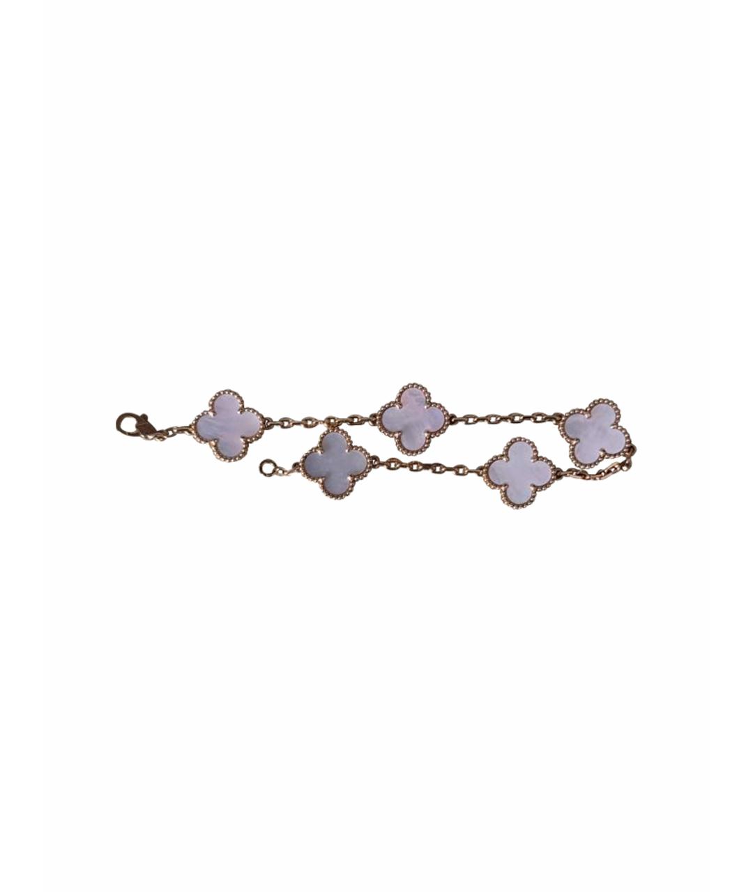 VAN CLEEF & ARPELS Белый браслет из желтого золота, фото 1