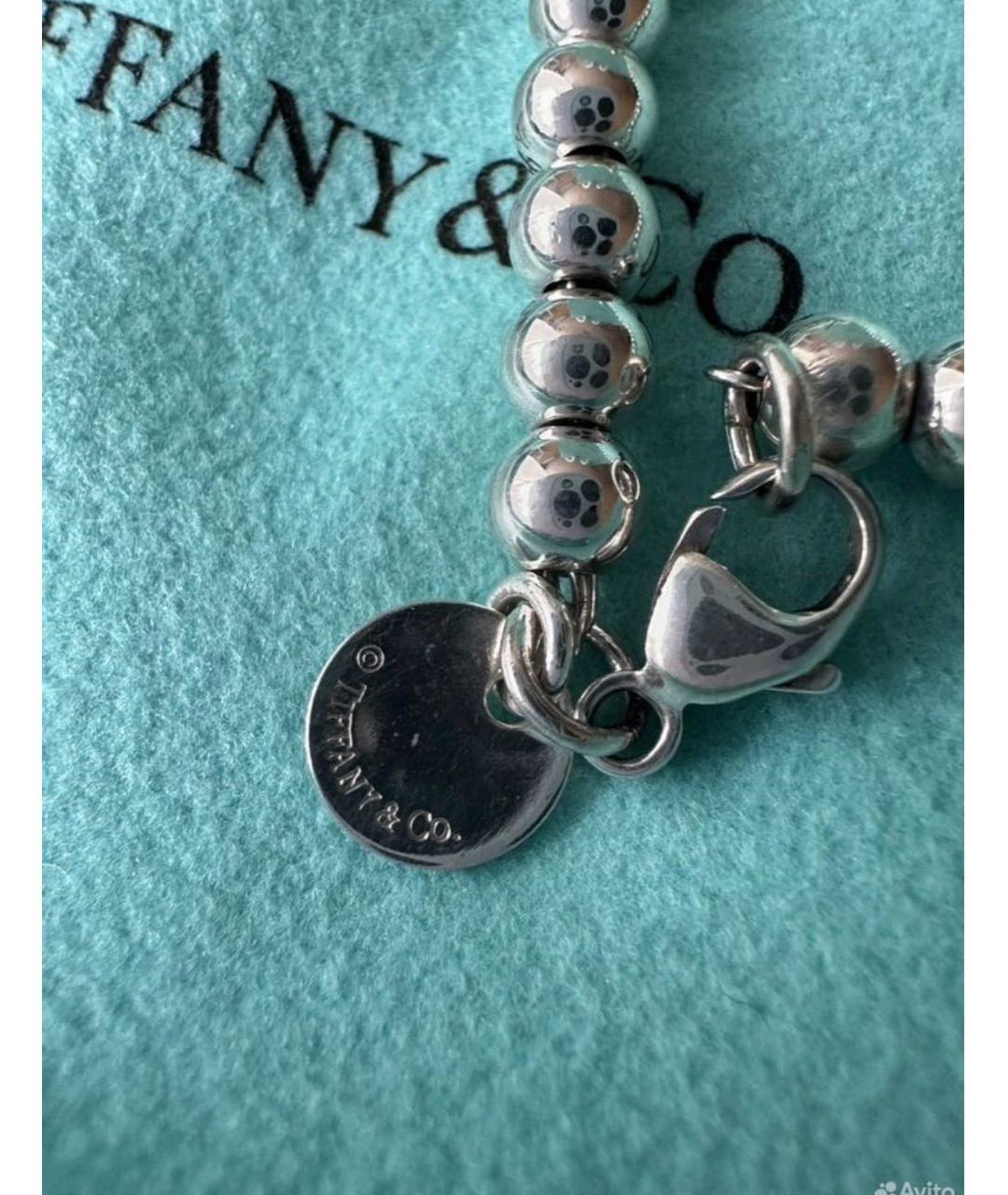 TIFFANY&CO Бирюзовый серебряный браслет, фото 5