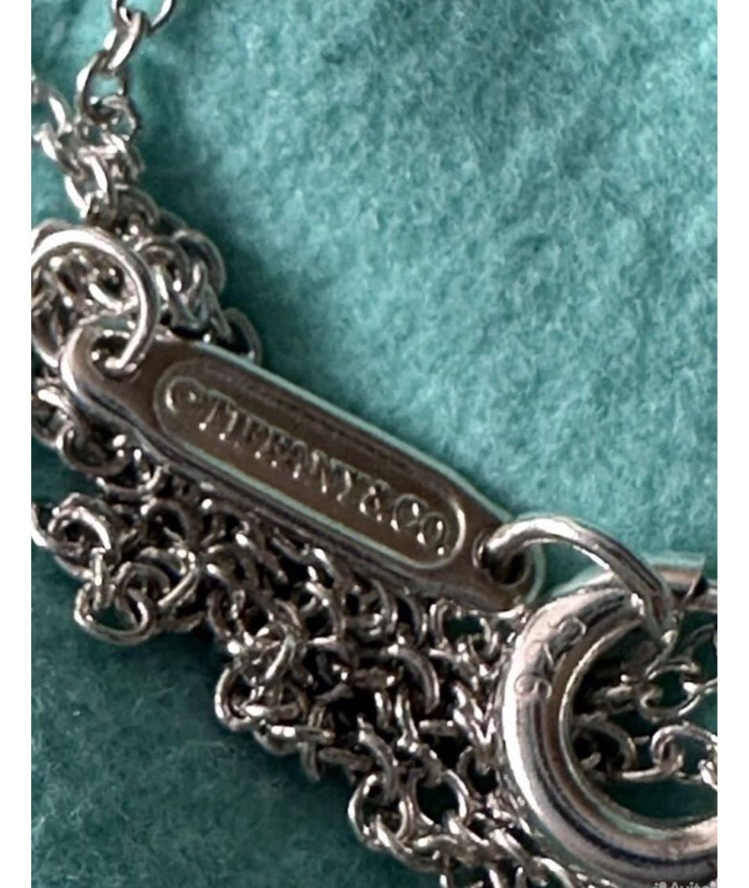 TIFFANY&CO Бирюзовое серебряное колье, фото 5