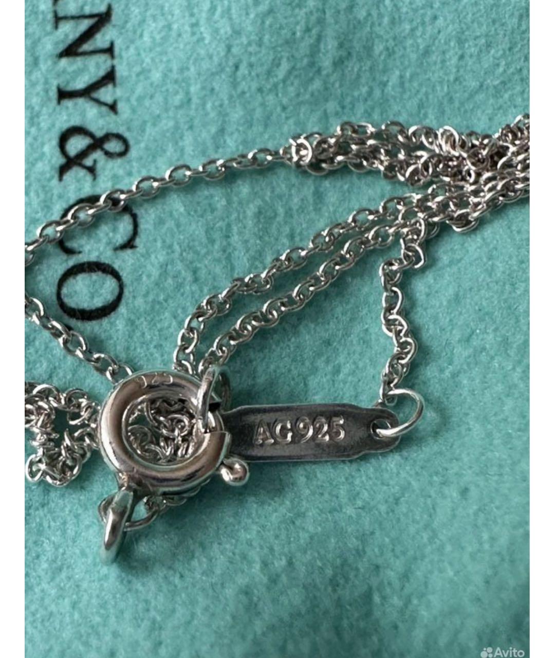TIFFANY&CO Бирюзовое серебряное колье, фото 6