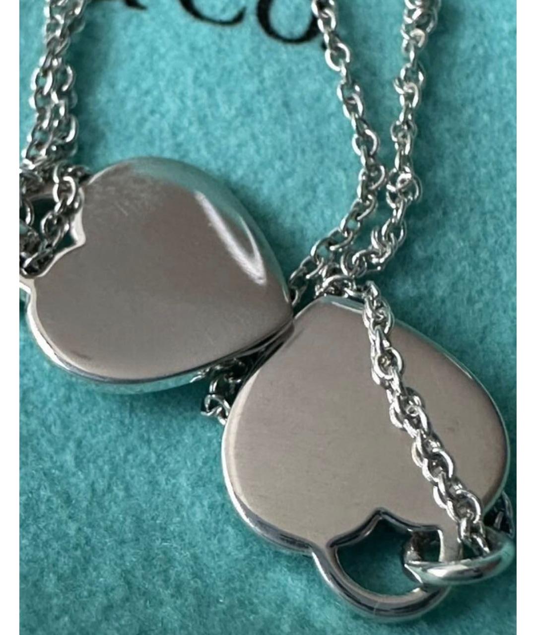 TIFFANY&CO Бирюзовое серебряное колье, фото 4