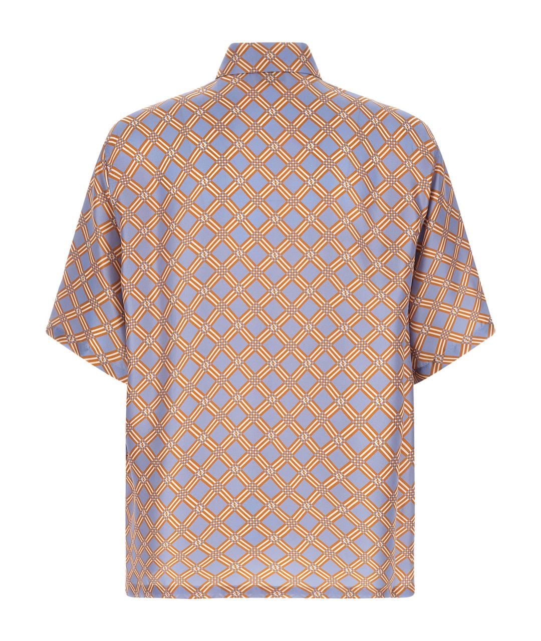 FENDI Мульти шелковая кэжуал рубашка, фото 2