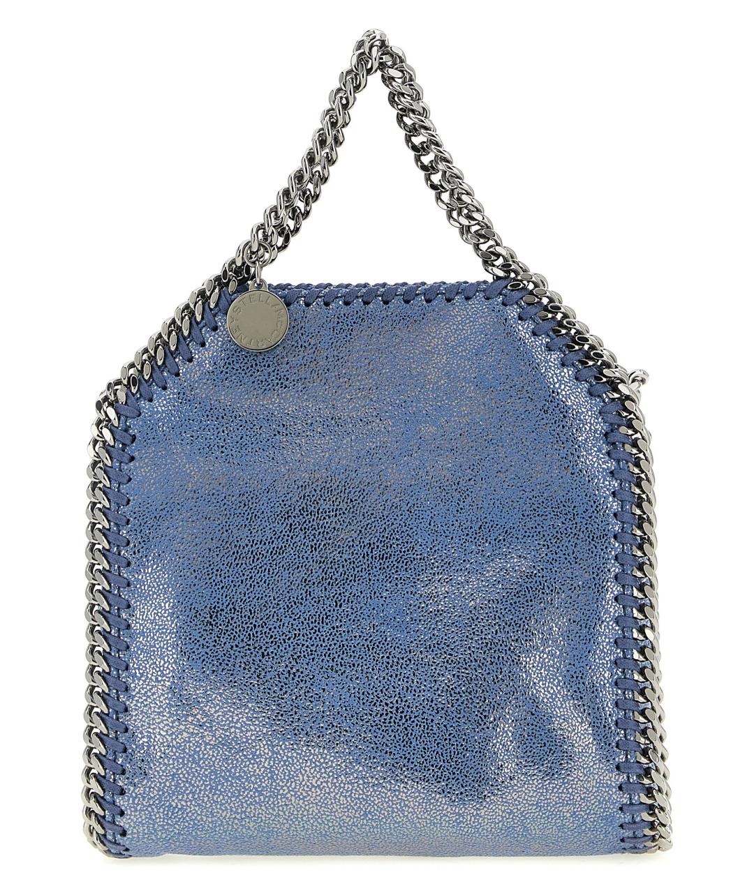STELLA MCCARTNEY Голубая синтетическая сумка тоут, фото 1