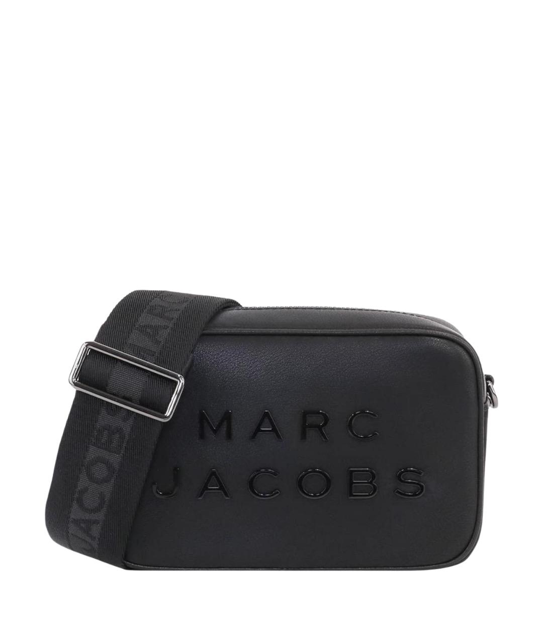 MARC JACOBS Черная кожаная сумка через плечо, фото 1