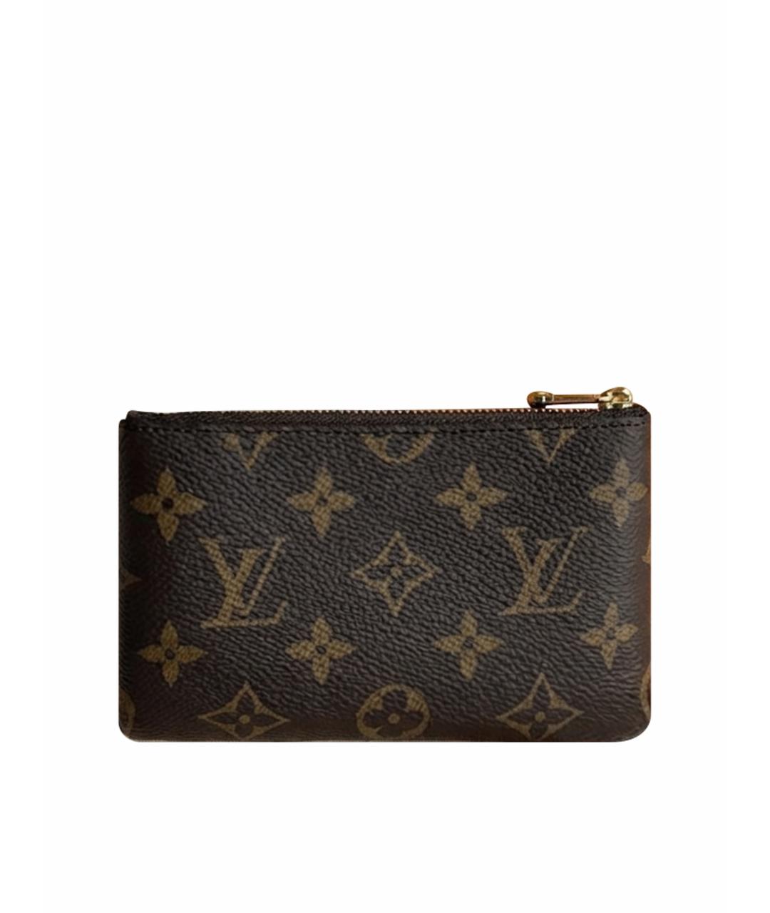 LOUIS VUITTON Коричневая ключница, фото 7