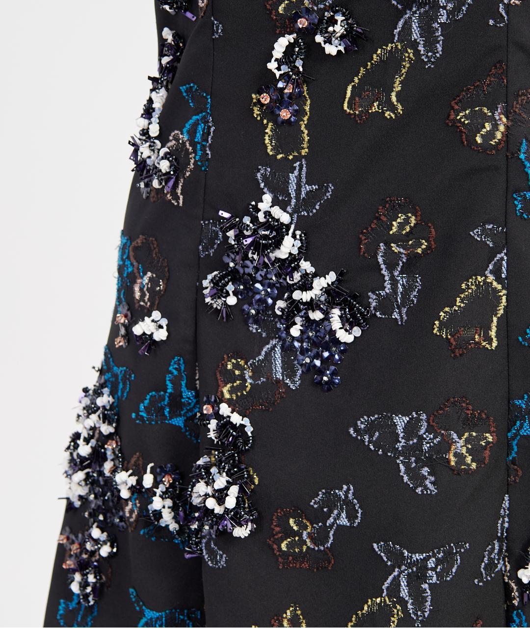 CHRISTIAN DIOR Черное полиэстеровое вечернее платье, фото 2