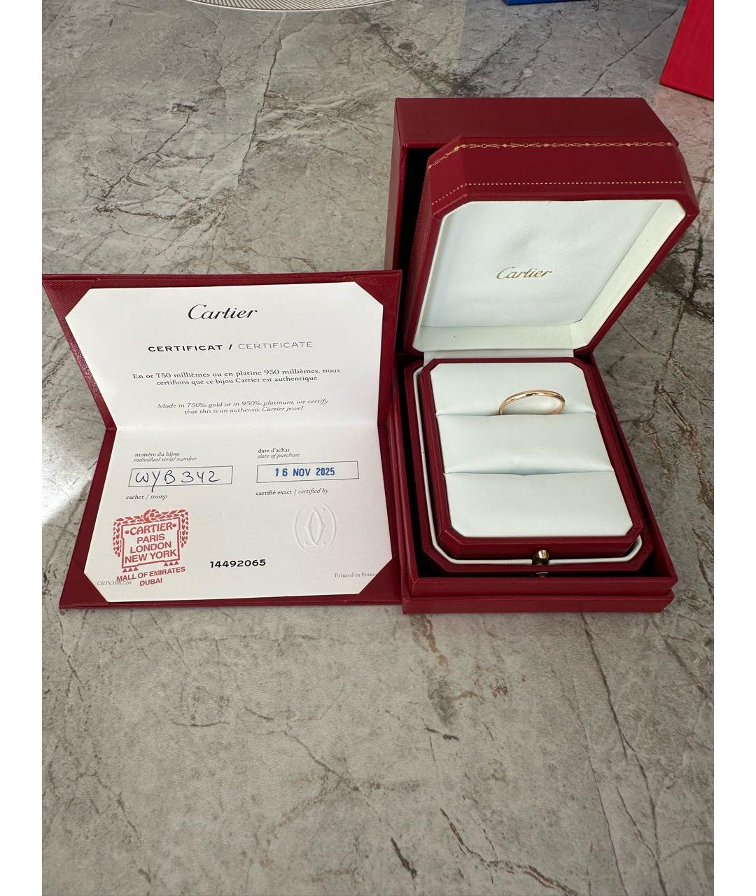 CARTIER Золотое кольцо из желтого золота, фото 3