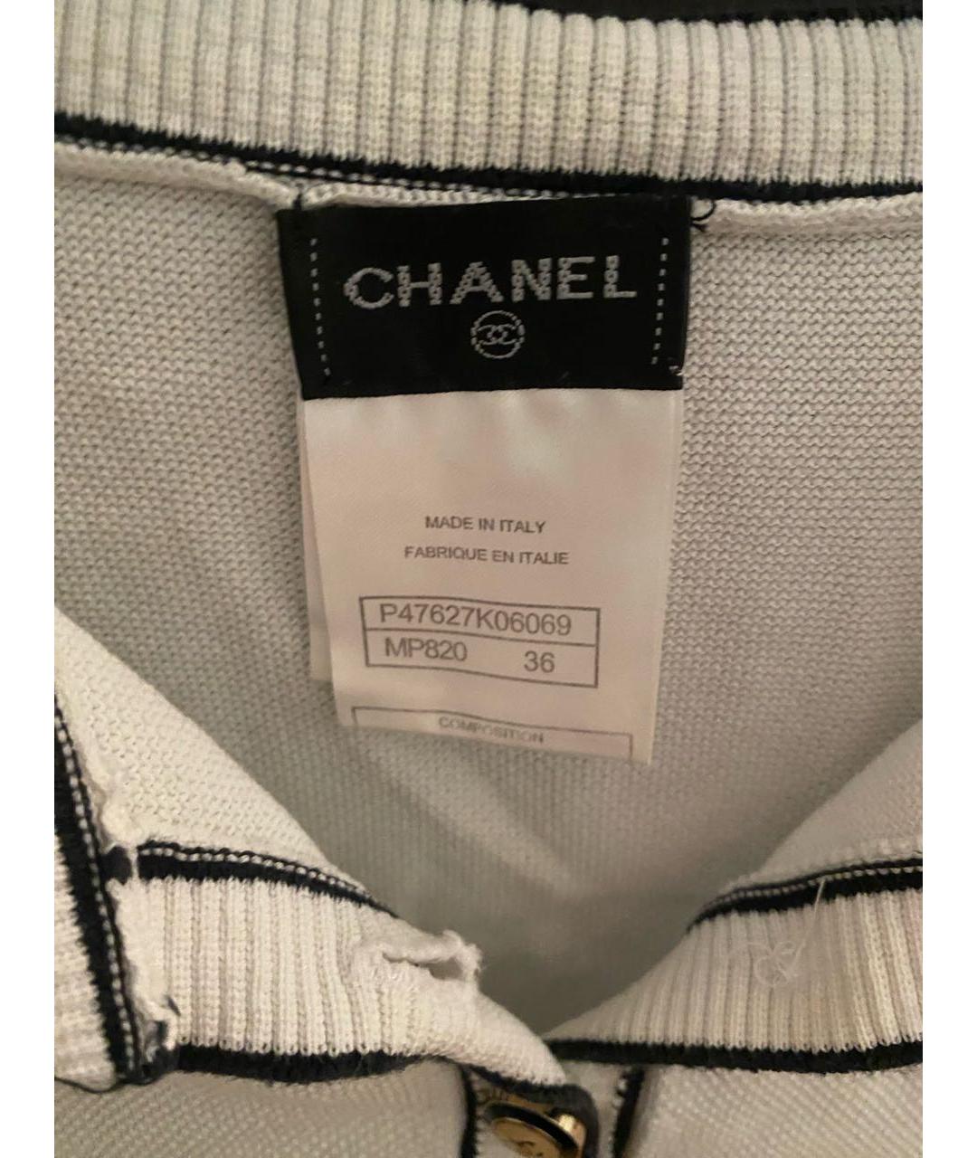 CHANEL Белая майка, фото 4