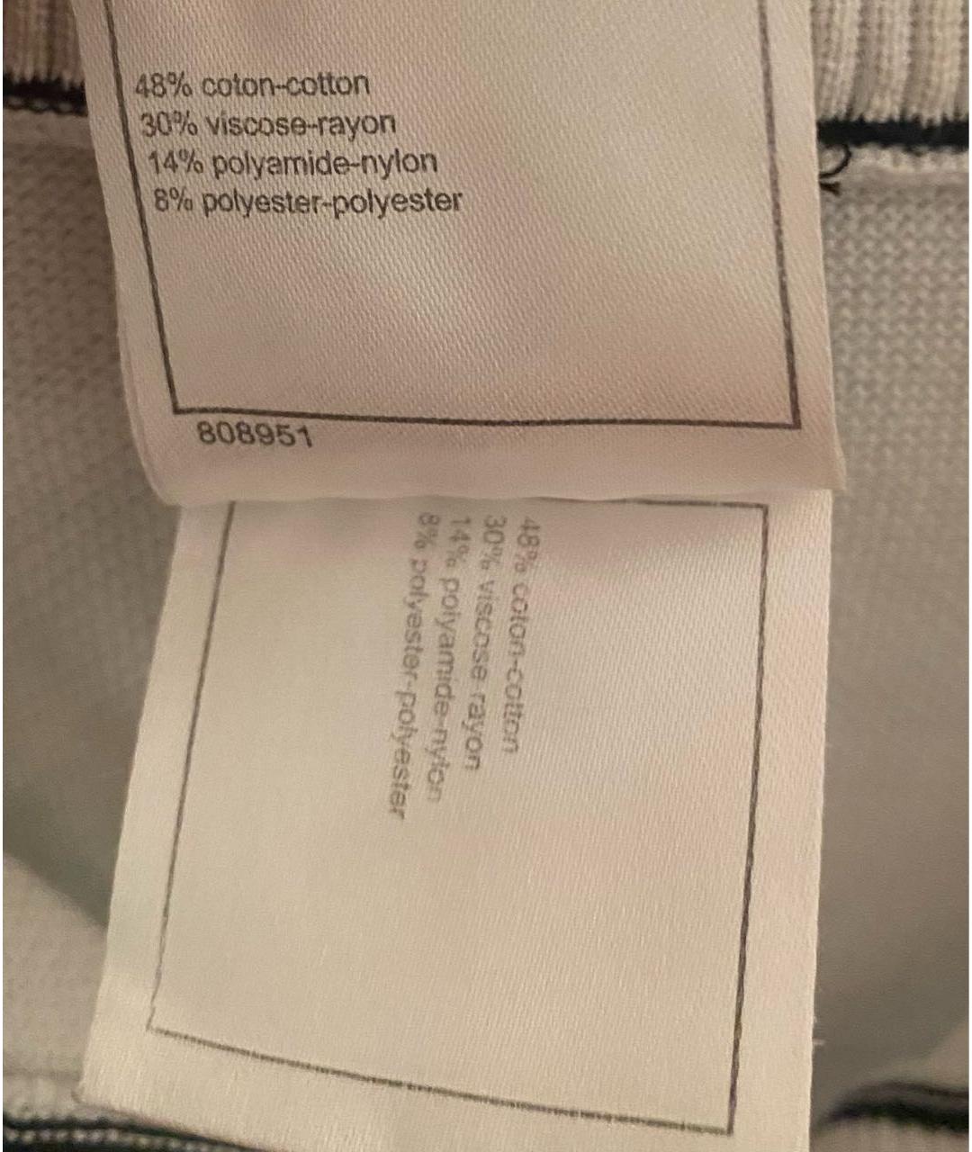 CHANEL Белая майка, фото 5
