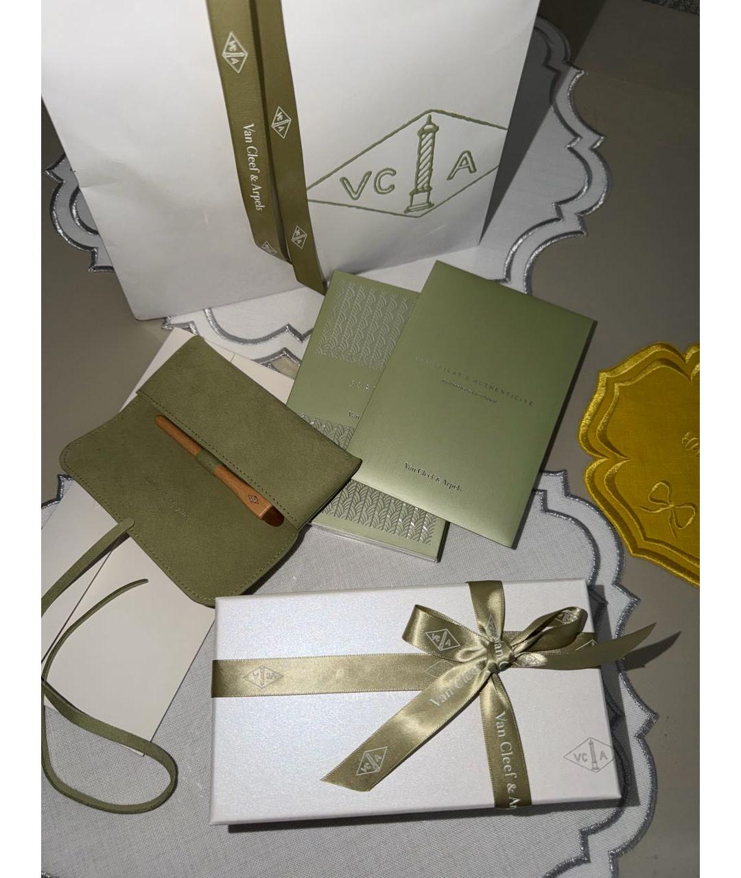 VAN CLEEF & ARPELS Бордовый браслет из желтого золота, фото 2