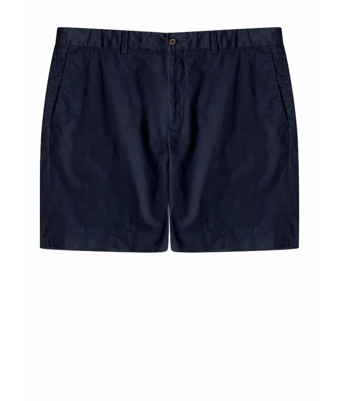 RALPH LAUREN PURPLE LABEL Темно-синие хлопковые шорты, фото 1