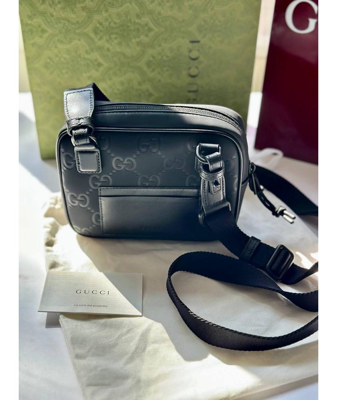 GUCCI Черная сумка на плечо, фото 3