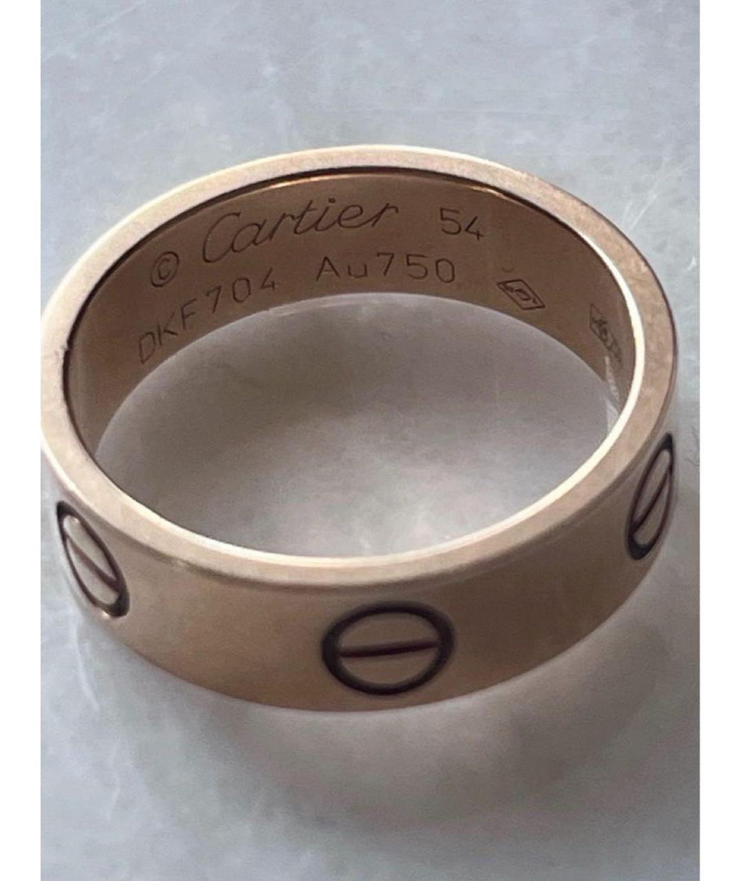 CARTIER Золотое кольцо из розового золота, фото 4
