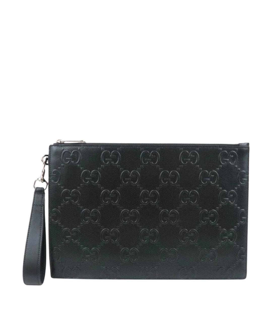 GUCCI Черная кожаная папка для документов, фото 1