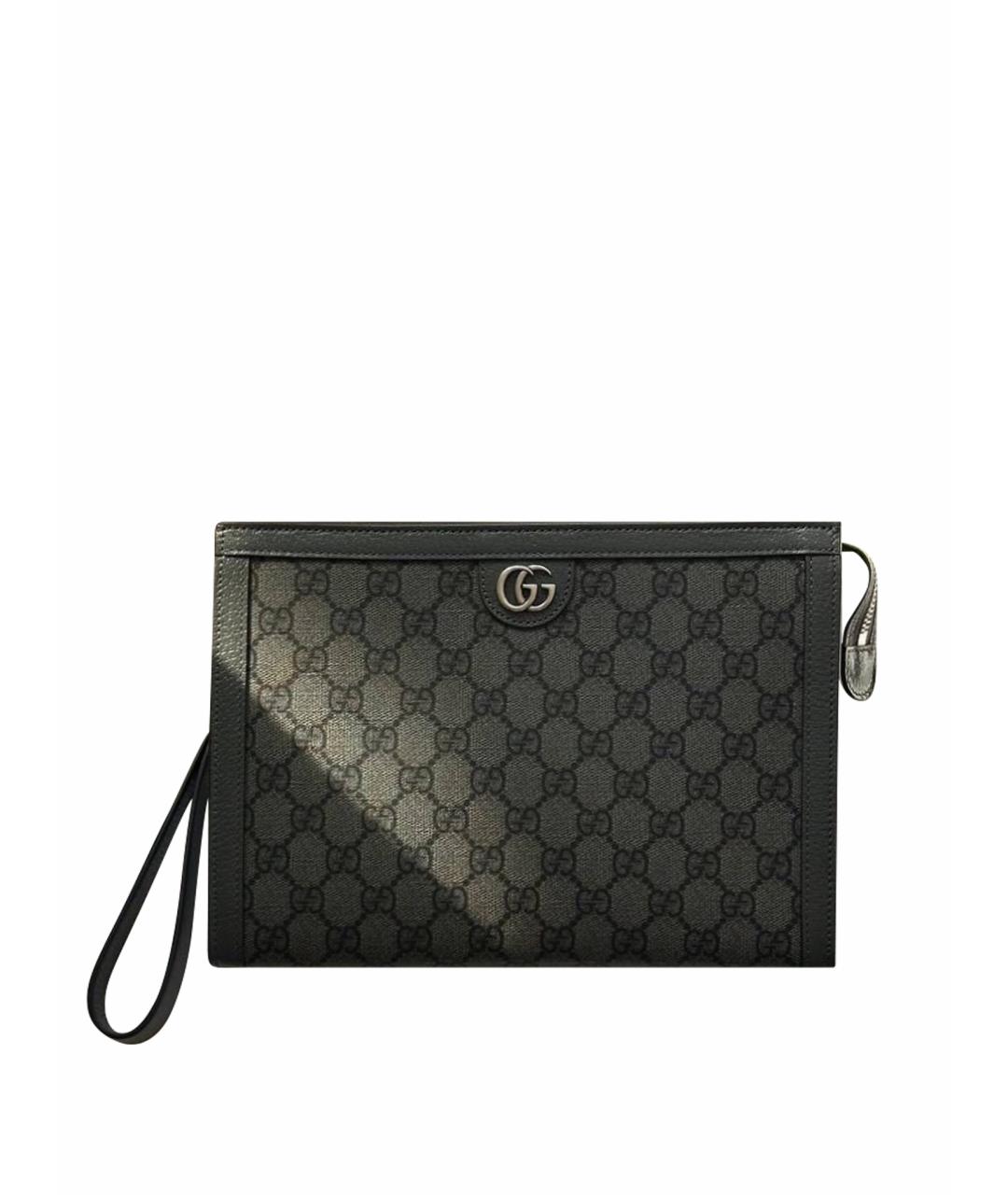 GUCCI Хаки канва барсетка, фото 1