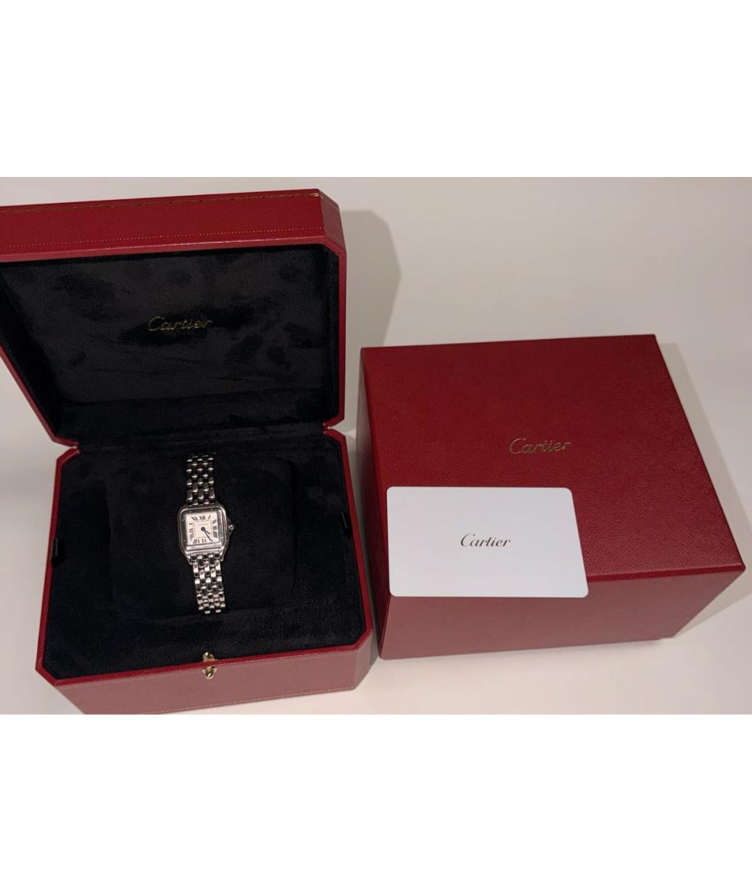 CARTIER Серебряные металлические часы, фото 6