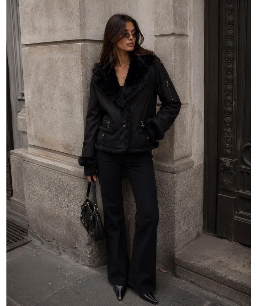FERRAGAMO Мульти меховая куртка, фото 5