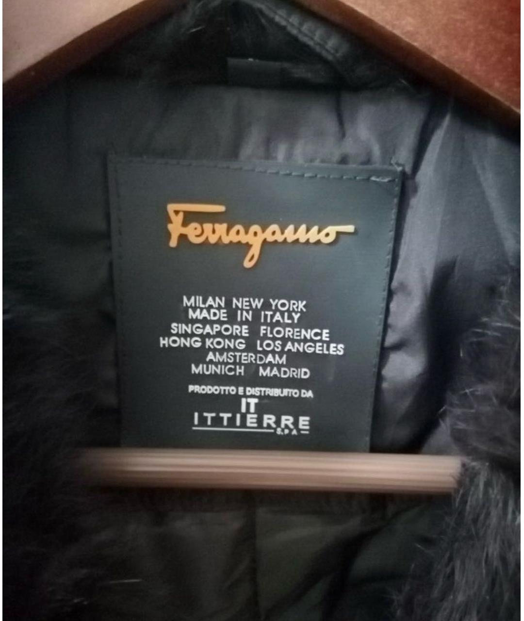 FERRAGAMO Мульти меховая куртка, фото 3