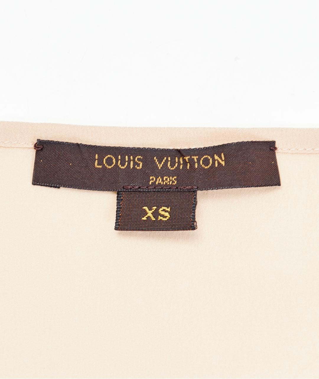 LOUIS VUITTON Белое хлопковое повседневное платье, фото 9