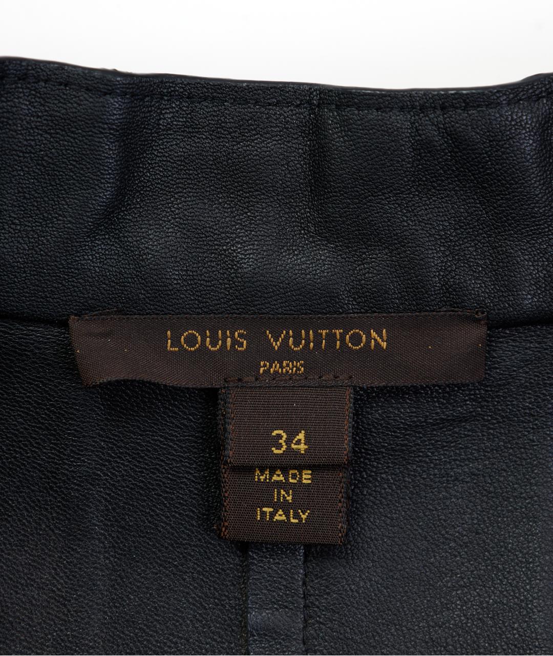 LOUIS VUITTON Оранжевое кожаное повседневное платье, фото 4