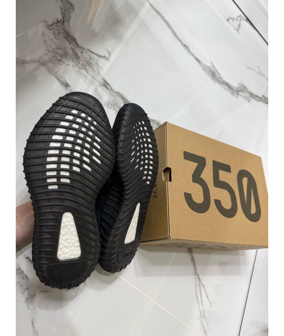 ADIDAS YEEZY Черные текстильные кроссовки, фото 3